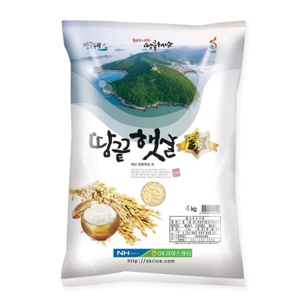 韓国産 お米 4キロ(4kg×1袋) 精米 令和6年産 白米 セチョンム種 韓国農協 もちっとした食感、つや、粘り