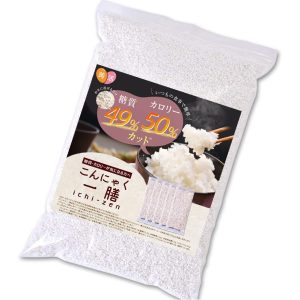 こんにゃく米 乾燥こんにゃく米 2kg こんにゃく一膳 無農薬 糖質 カロリー 50％カット 2キロ
